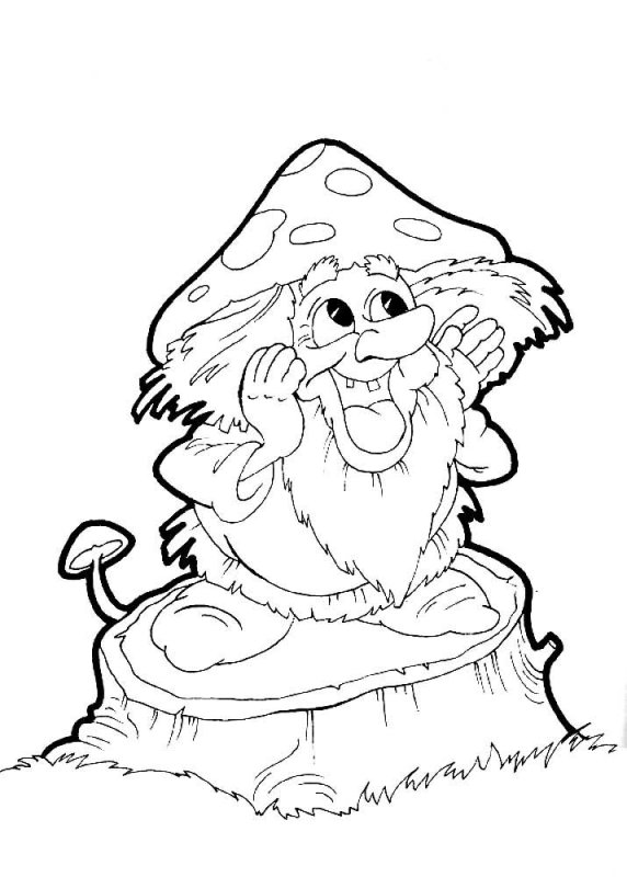 Леший старичок Лесовичок