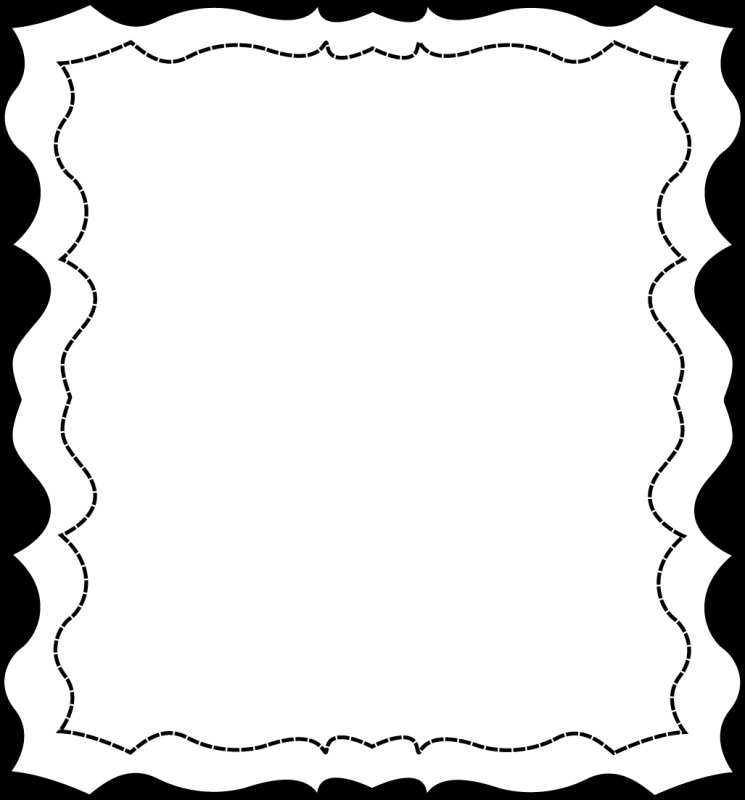 Рамка черно-белая для текста