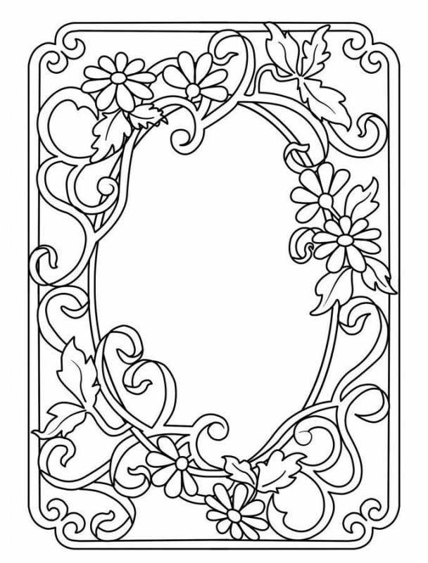 Трафареты рамок для фотографий