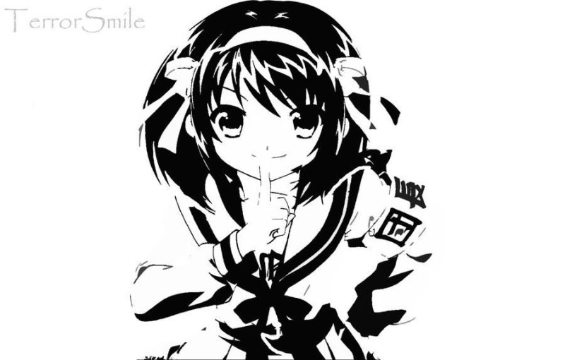 Трафарет аниме