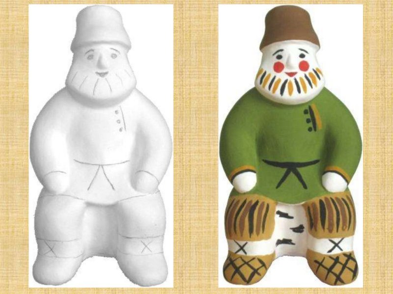 Полкан рисования Каргопольская игрушка