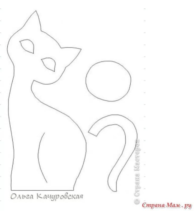 Трафареты для аппликаций из ткани