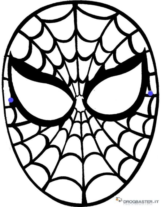 Трафарет маски для лица