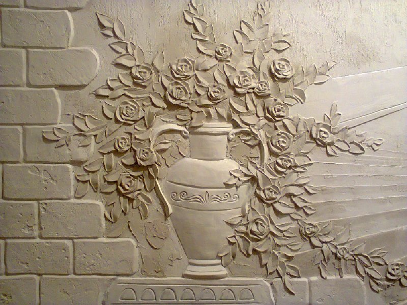 Барельеф на кухне