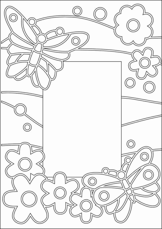 Рамка для раскрашивания