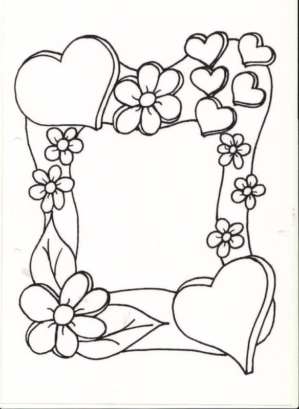 Трафареты рамок для фотографий