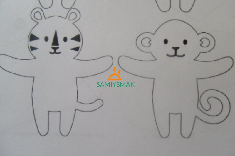 Обнимашки поделки из бумаги