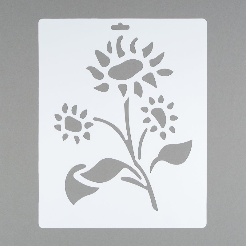 Сонет трафарет, листья, 22 х 31 см