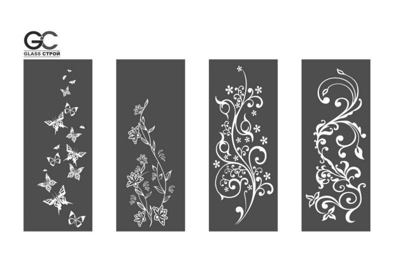 Трафаретные узоры на мебели