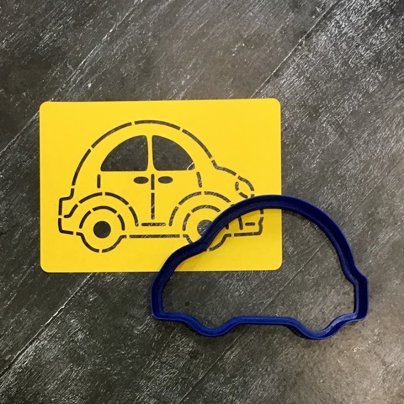 Пряник "машинка"