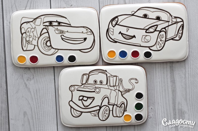 Трафарет для пряника машина