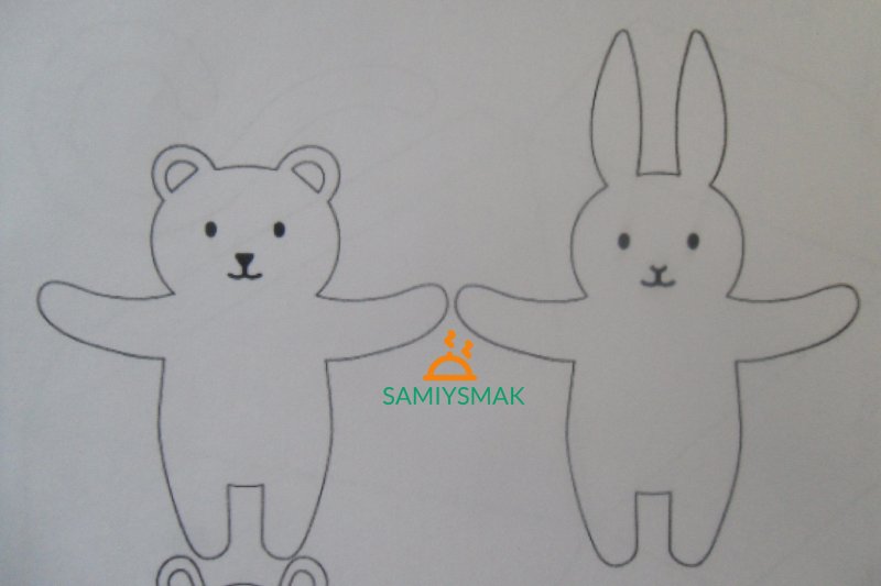 Обнимашки поделки из бумаги