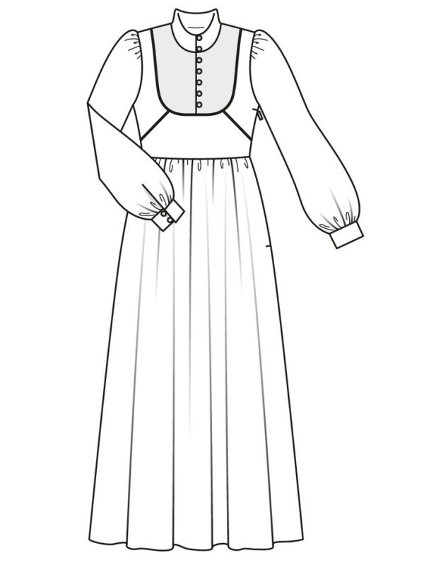 Трафарет сарафан