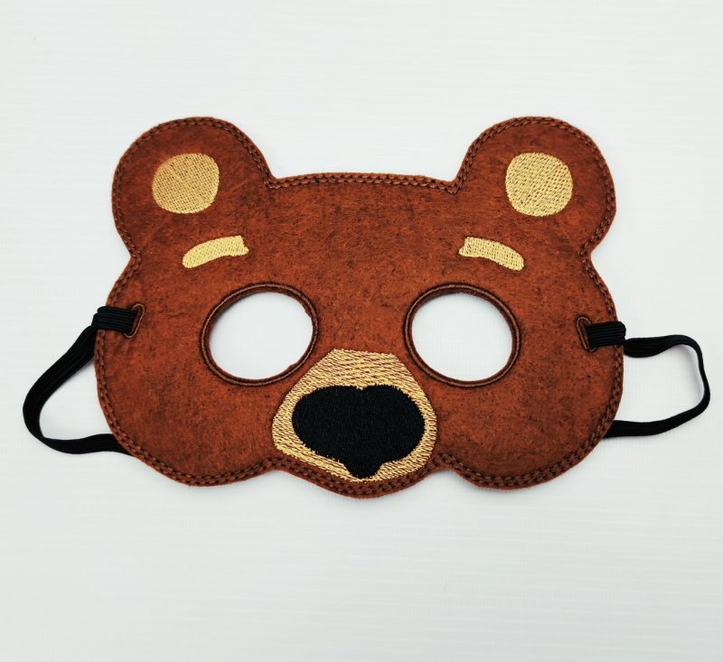 Маска медведь