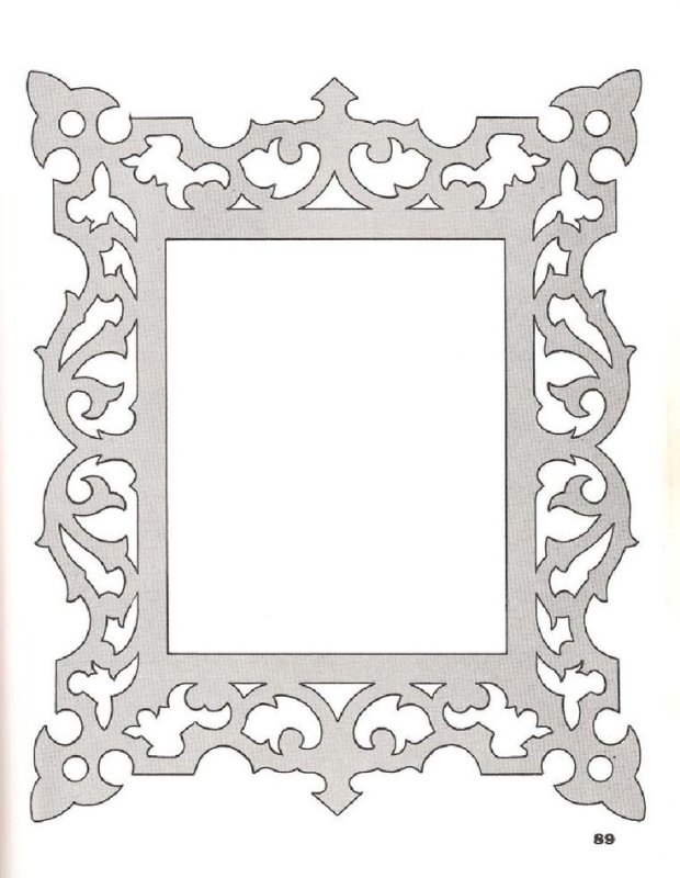 Трафаретные рамки