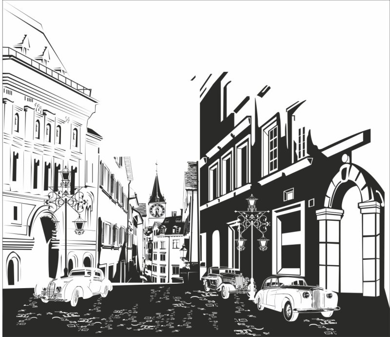 Город в графике