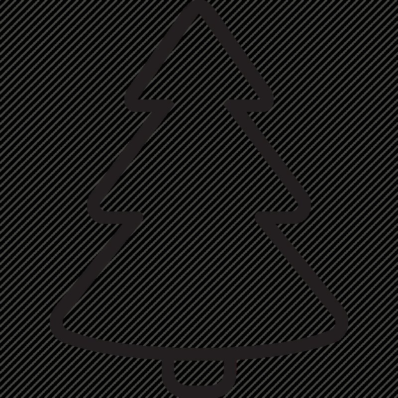 Елка контур