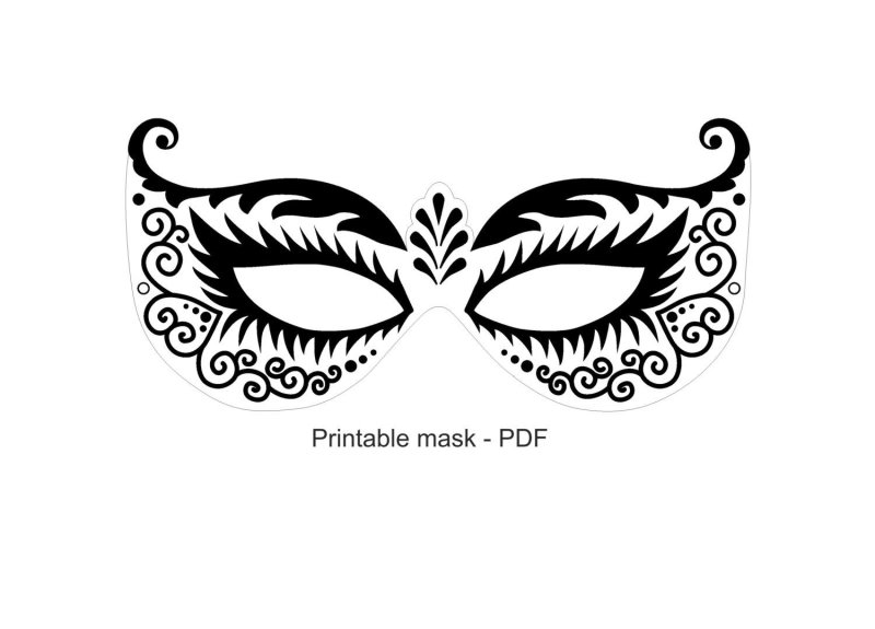 Эскиз маски карнавальной