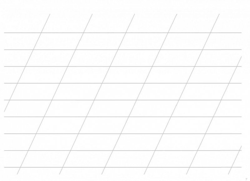 Разлиновка узкая косая линия а4