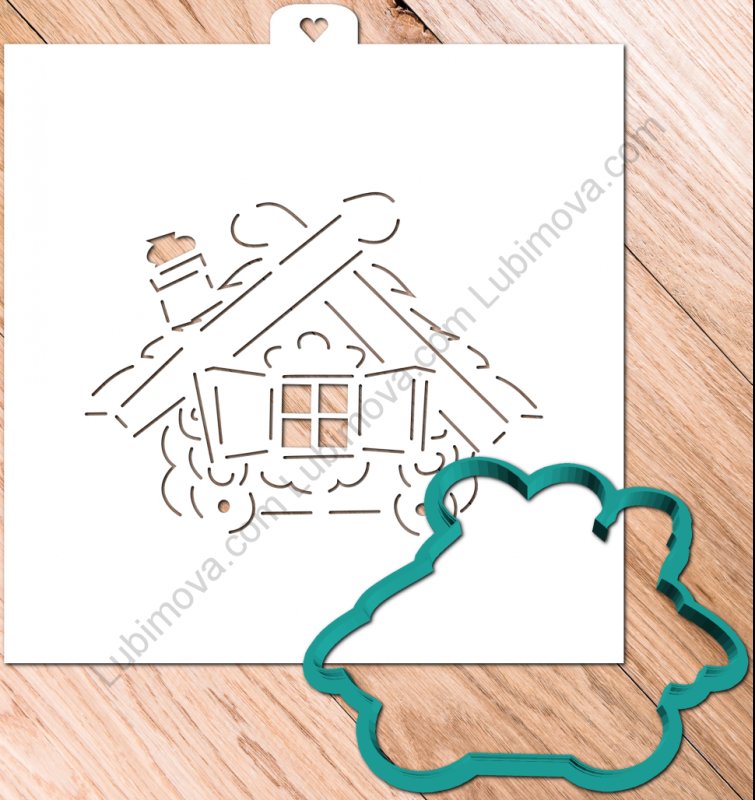 Деревянные формы для пряников с трафаретами