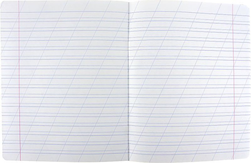 Тетрадь в узкую линейку с мелкой разлиновкой