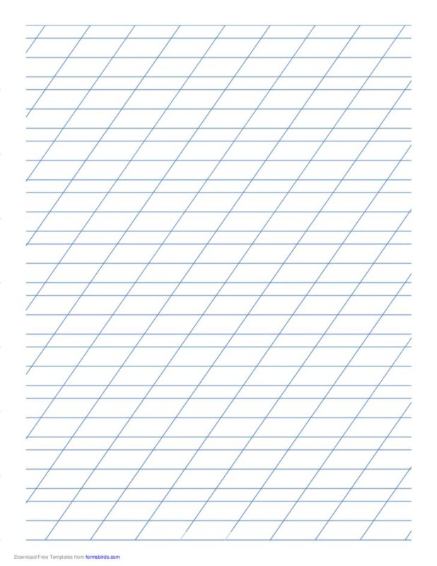 Разлиновка частая косая линия а4