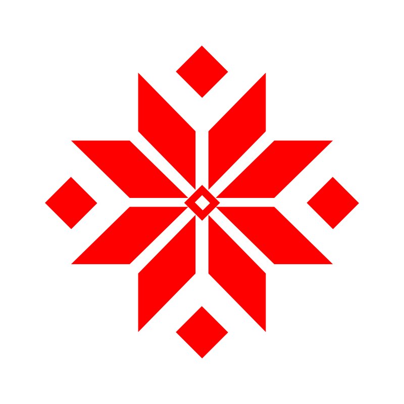 Белорусский орнамент Восьмирог