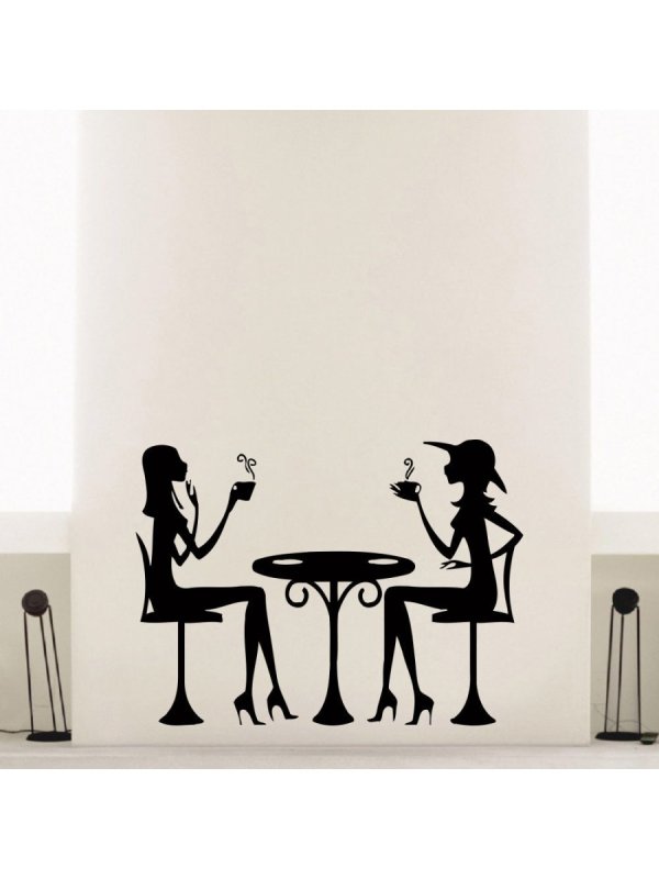 Наклейки для стен кафе