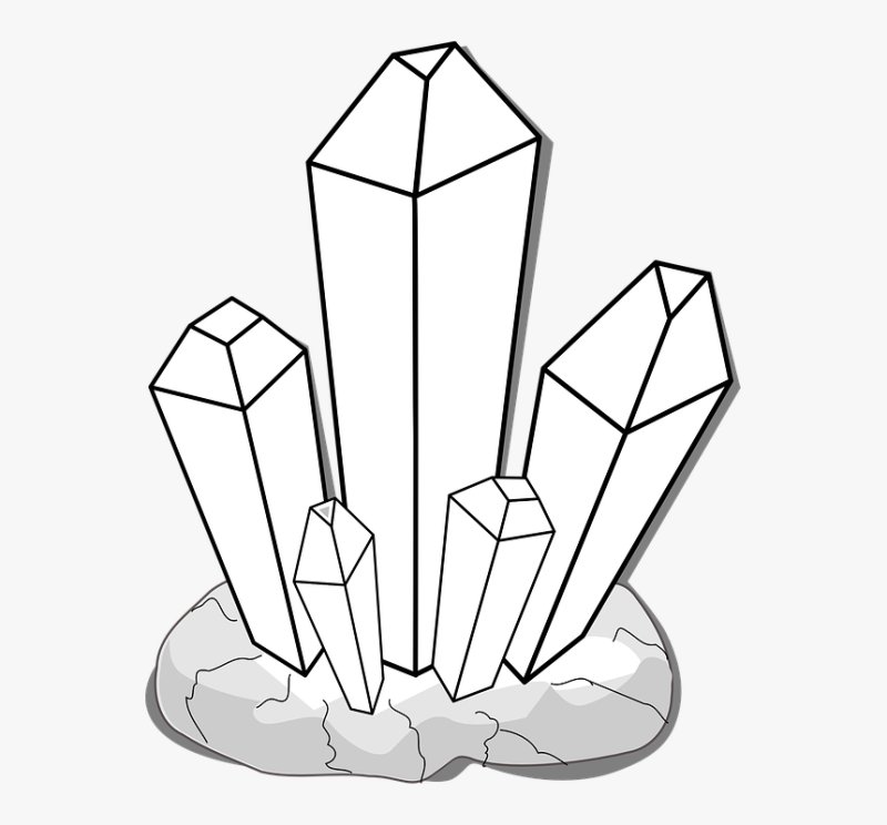 Раскраска Кристалл