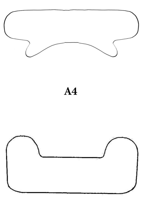 Шаблон валенок для валяния
