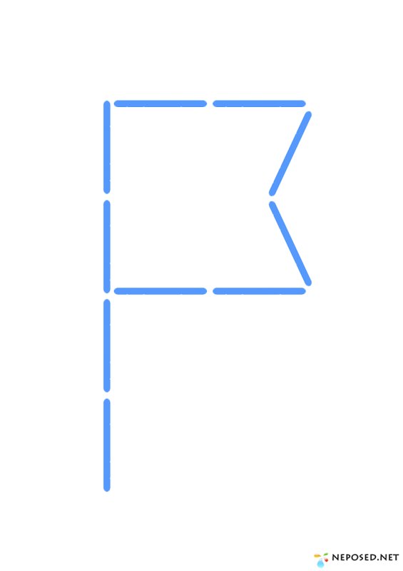 Схема танка из счетных палочек