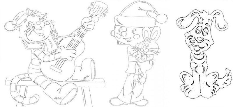 Раскраска «в Простоквашино»