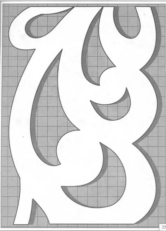 Орнамент трафарет