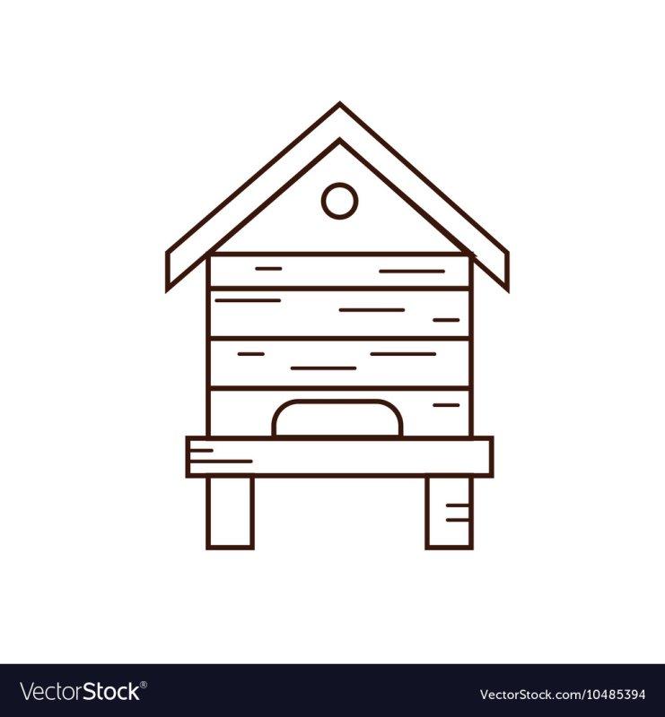 Улей раскраска для детей