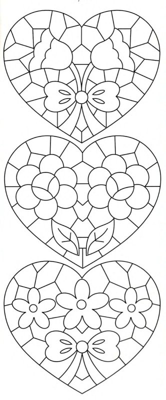 Витраж шаблон