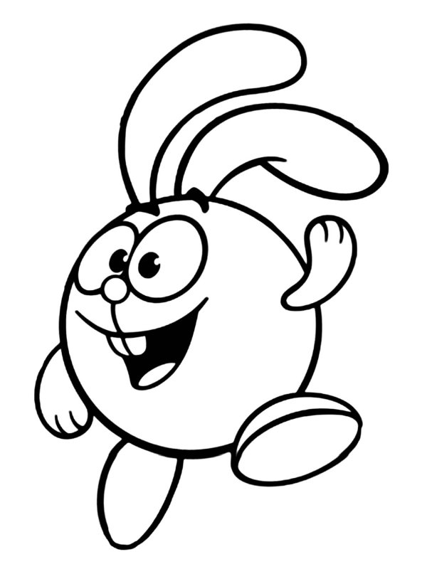 Герои мультфильма Смешарики Крош