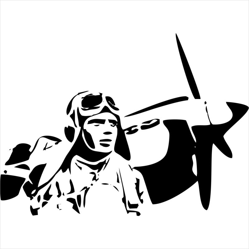 23 Февраля силуэт