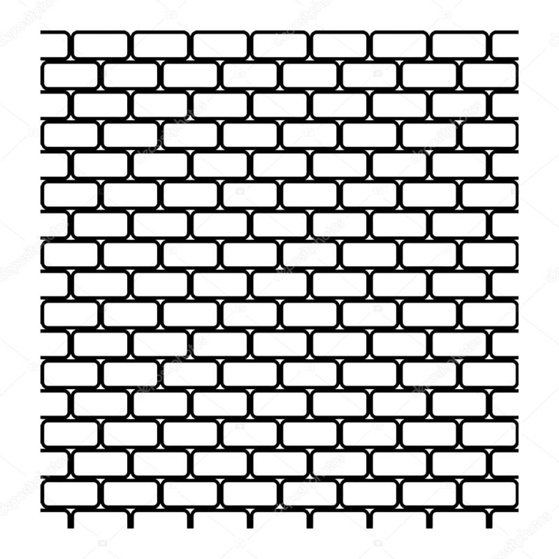 Трафарет для стен кирпич