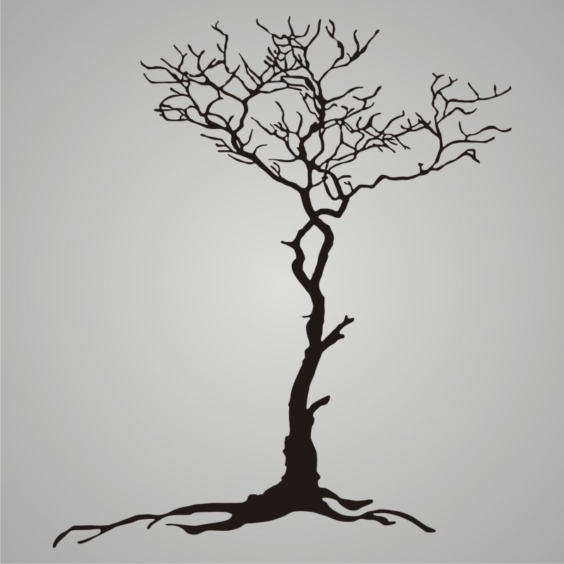 Стилизованные стволы деревьев