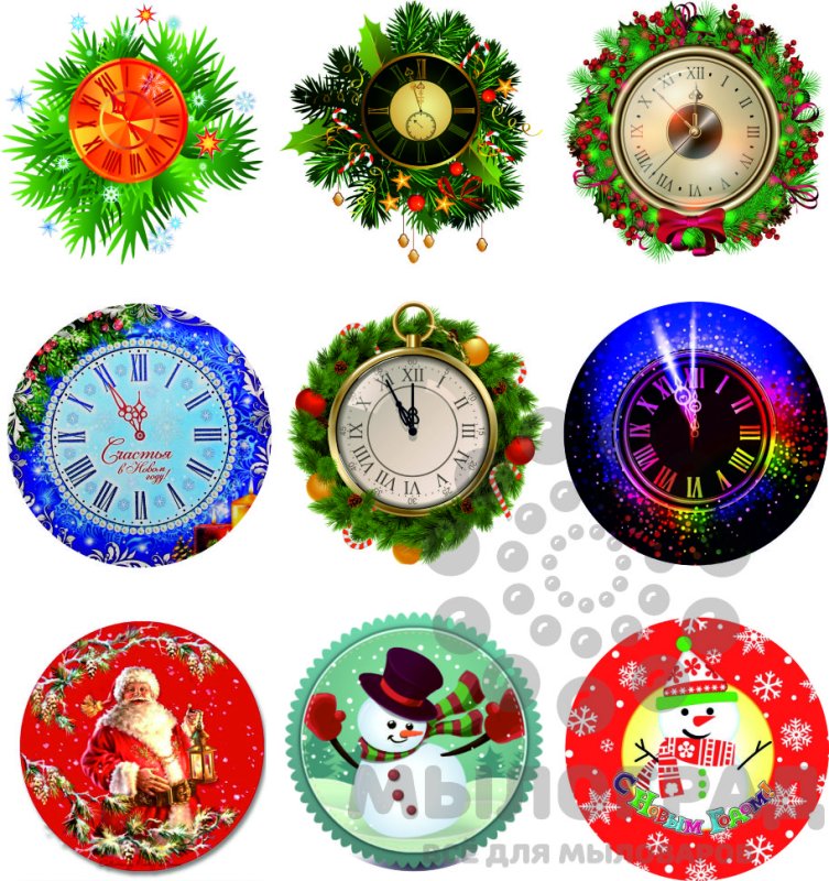 Часы новогодние