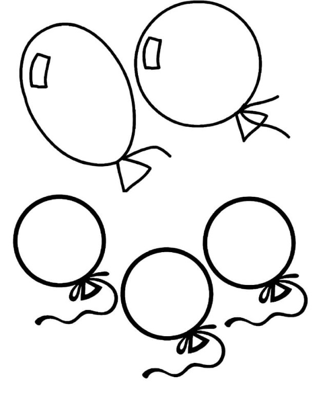 Шарик шаблон