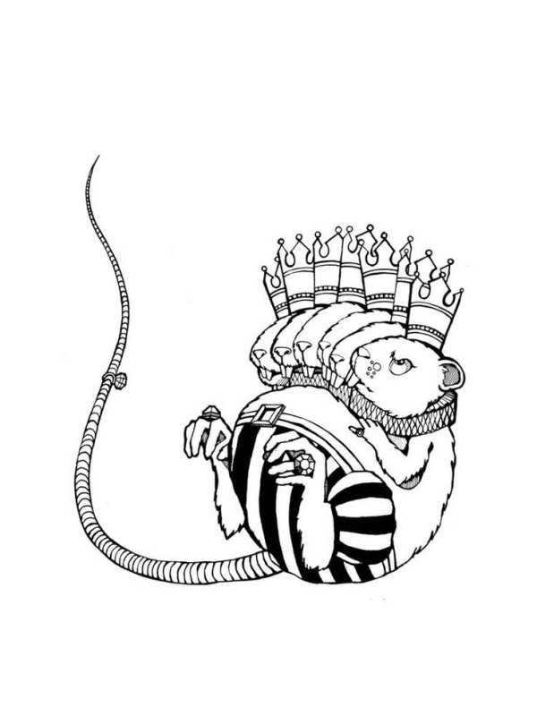 Щелкунчик и мышиный Король раскраска