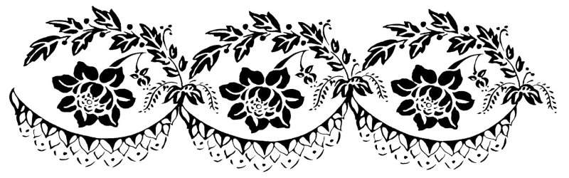 Кружевные бордюры для декупажа