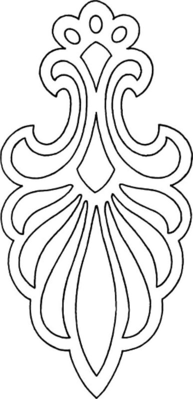 Трафареты узоров для вырезания