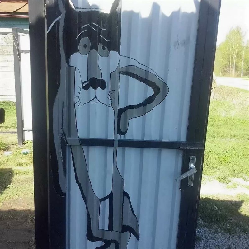 Аэрография на заборе из профнастила