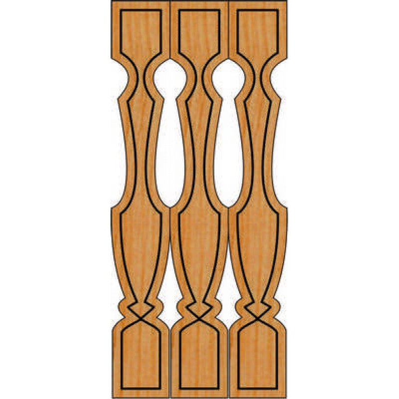 Пропильная резьба балясины