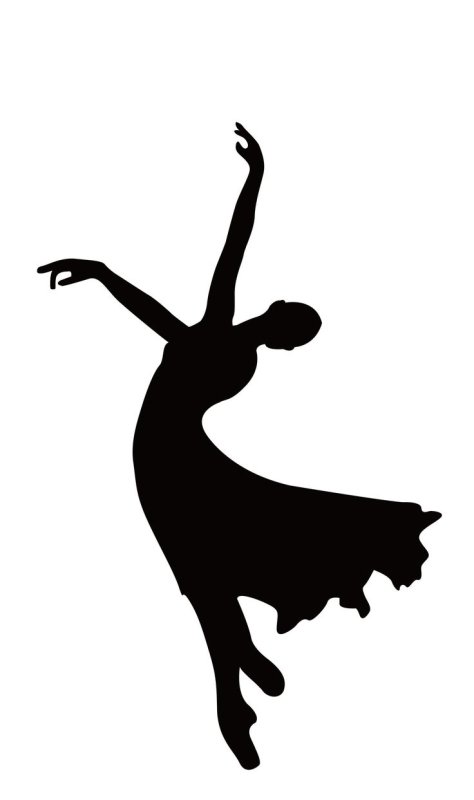 Силуэт танцовщицы