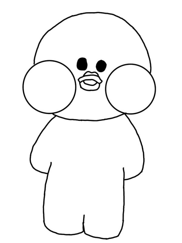 Утачка лалафан раскраска