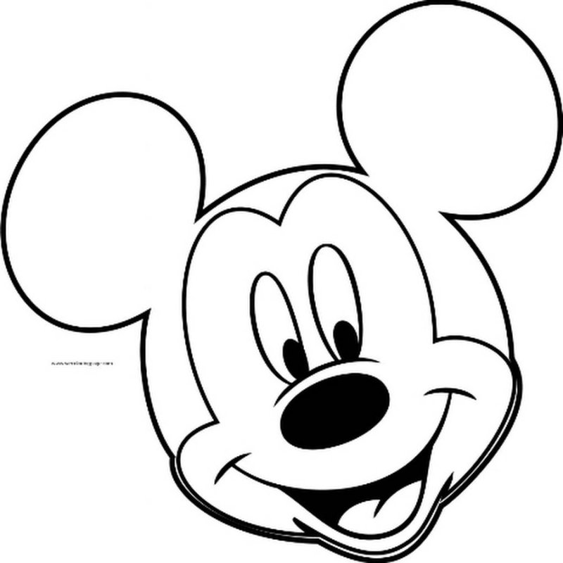 Микки Маус контур