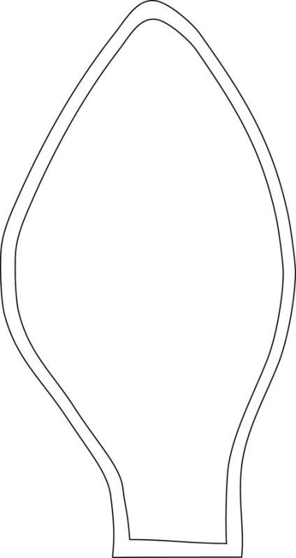 Уши трафарет